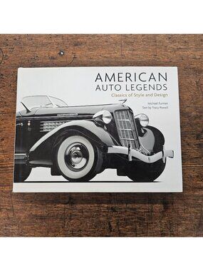 American Auto Legends Book Classics Style Design Michael Furman Hardcover DJ